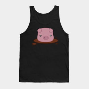 Sad Pleasantly Plump Piggy Tank Top